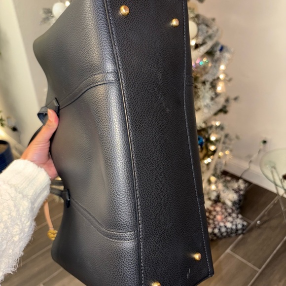 Tory Burch Black Leather Tote Bag - Picture 5 of 5